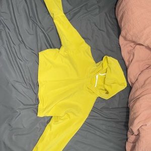 Yellow Lululemon cropped jacket! super adorable and breathable